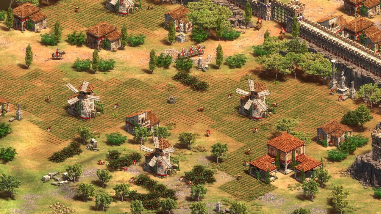 Age of Empires II: Definitive Edition screenshot of a medieval battle