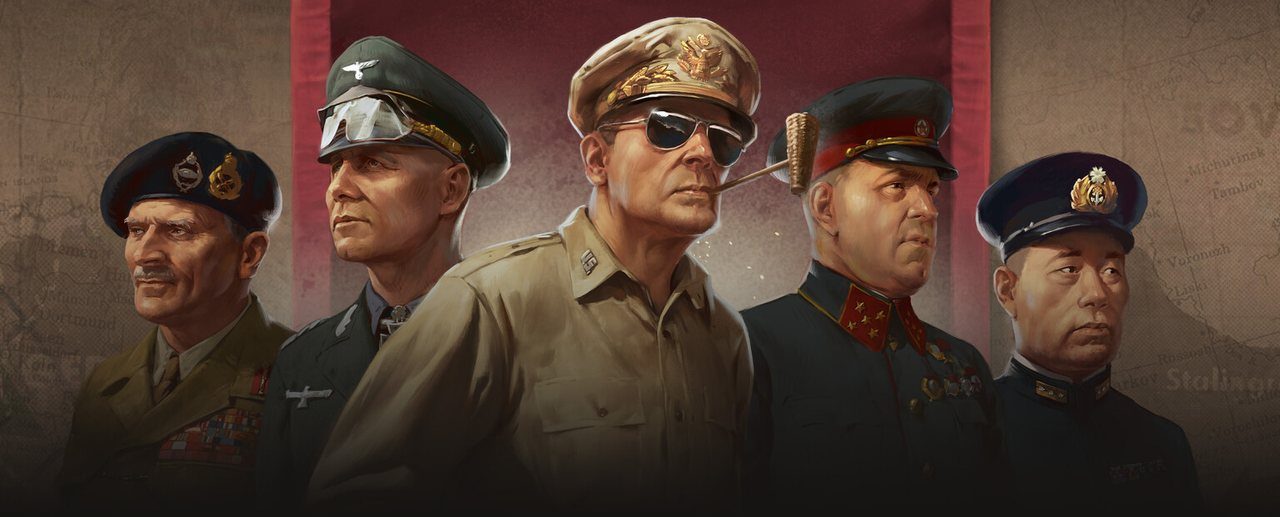 Key art from Hearts of Iron IV