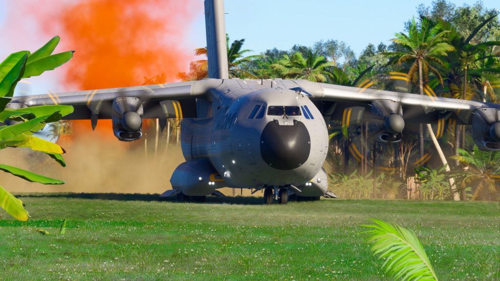 Microsoft Flight Simulator 2024 screenshot of an aircraft in flight